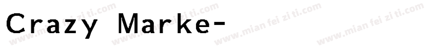 Crazy Marke字体转换
